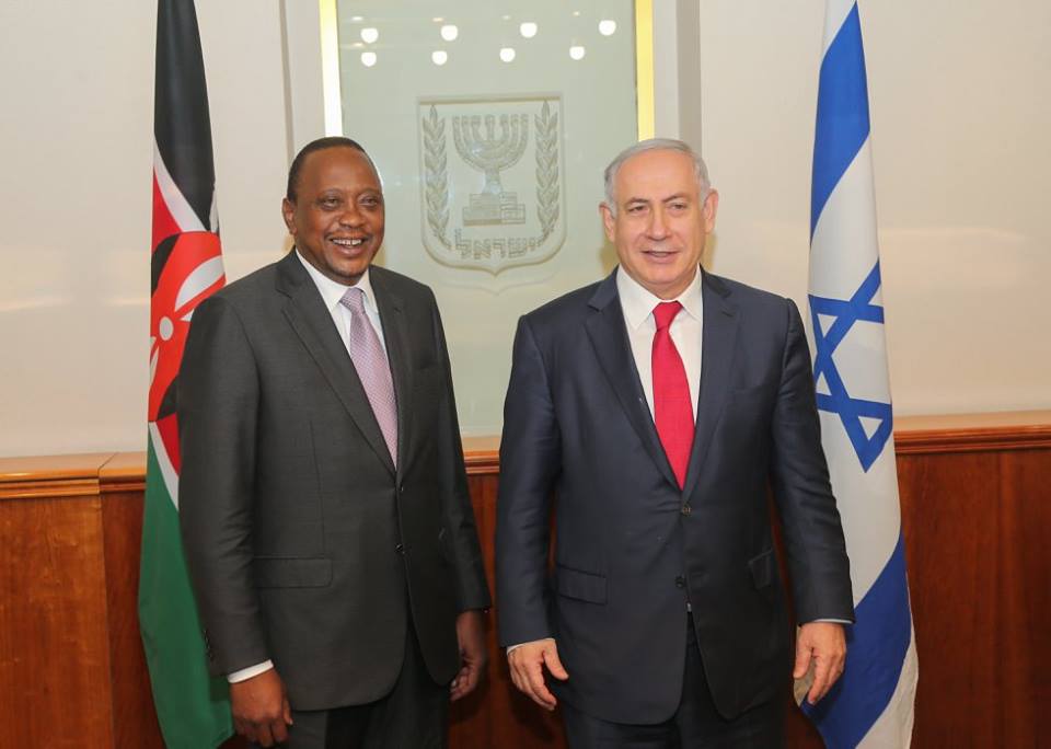 Israeli-PM-Benjamin-Netanyahu-arrives-Kenya