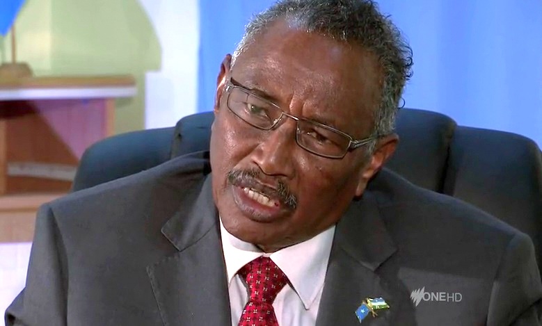 Former Puntland president and Somali presidential aspirant arrives in Mogadishu. [Photo: Archive]