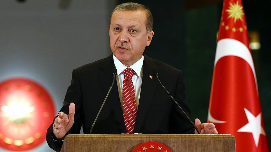 Madaxweynaha dalka Turkiga Recep Tayyip Erdogan. [Xuquuqda Sawirka: Anadolu News Agency]