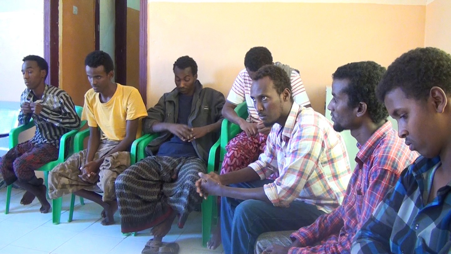 Puntland military court sentences 7 Al-Shabab members to death. [Photo Credit: Puntland Post]