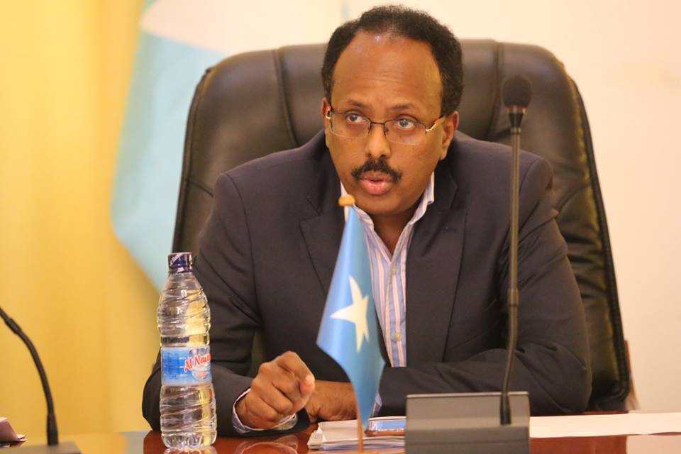 Madaxweyne Farmaajo oo safarkiisii kowaad oo dibada ah ku aaday Sucuudi Caraabiya. [Xigashada Sawirka: Cali Ducaale/sawirqaade madax-banaan]