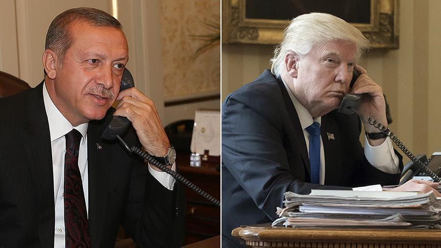 Erdogan iyo Trump oo khadka taleefoonka ku wadahadli doona. [Sawirka Anadolu]