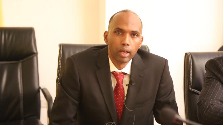 Somalia's PM Hassan Ali Khayre. [Photo Credit: Radio Mogadishu]