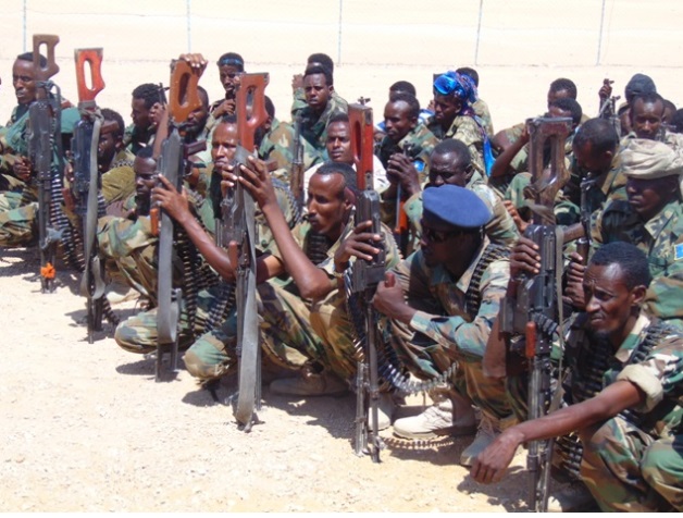 Puntland combined forces. [Photo: Puntland Mirror]