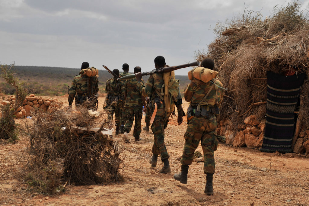 Ethiopian forces in Somalia
